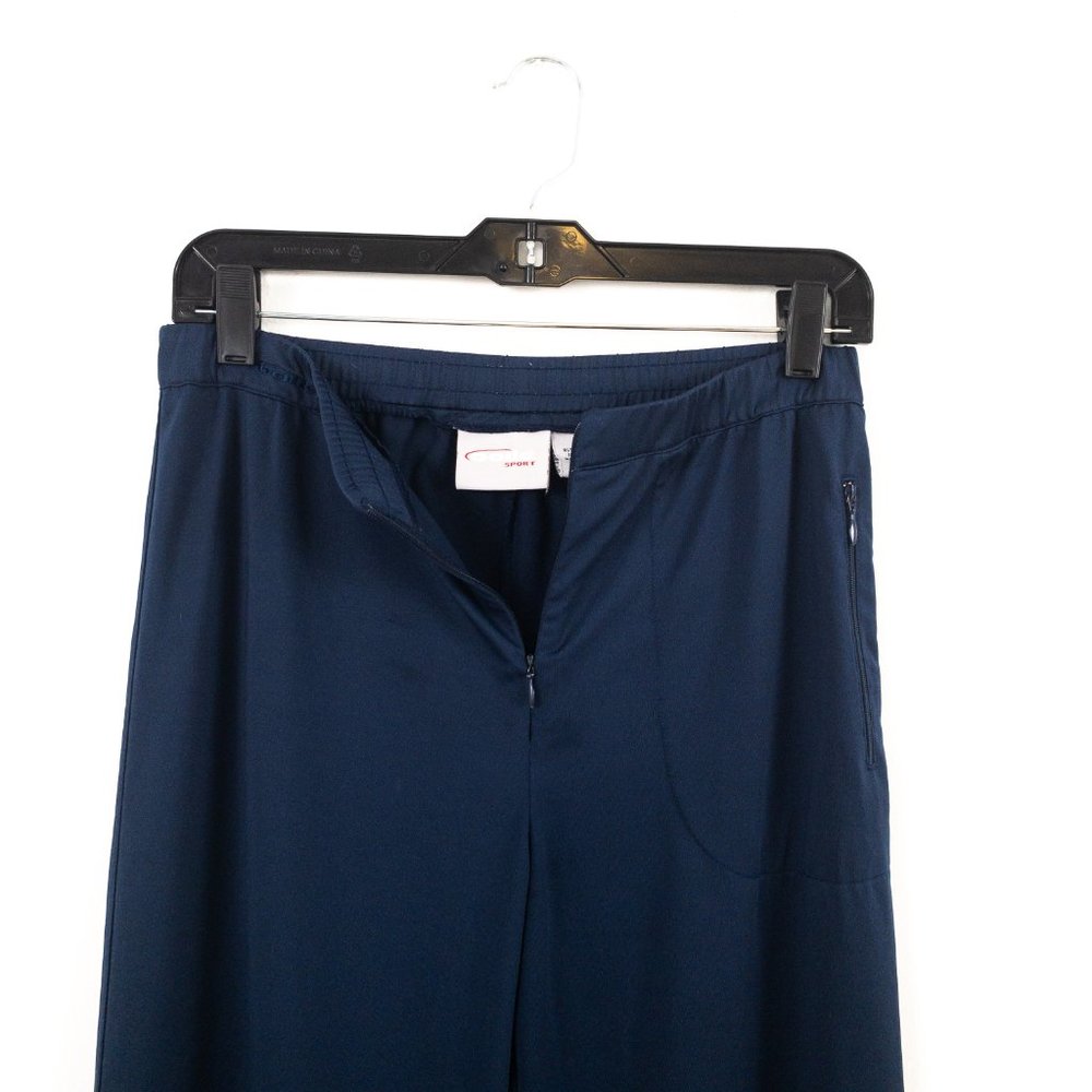 REI Gym Pants M Stretchy Highrise Track Pants Joggers Blue - Picture 11 of 15